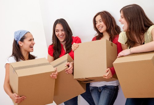 Professional movers planning a relocation in Wapping