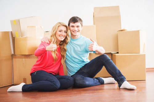 Business and household items safely stored in a Wapping storage unit